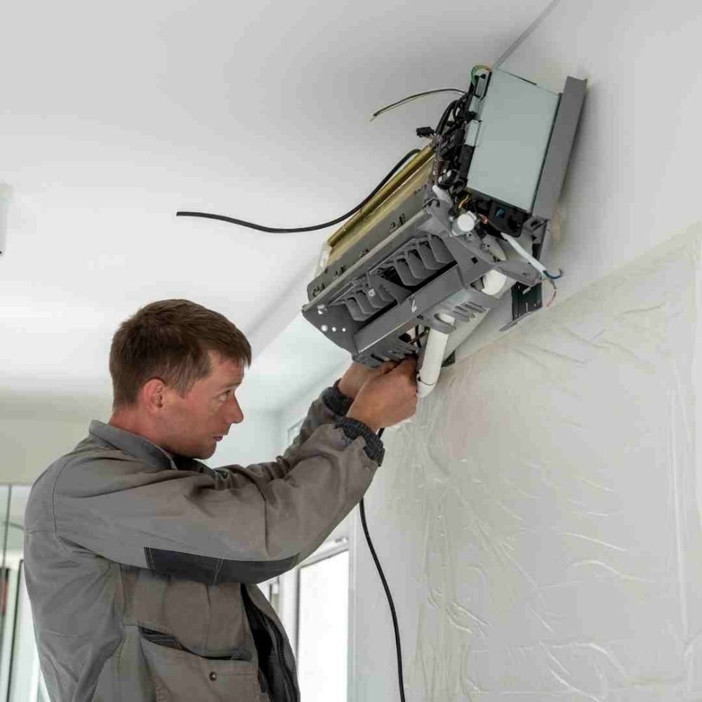 klima tamiri sonrası çektiğimiz fotoğraf ve mennuniyet